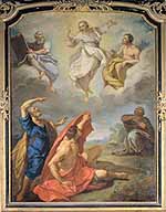 tableau : La Transfiguration, avec cadre