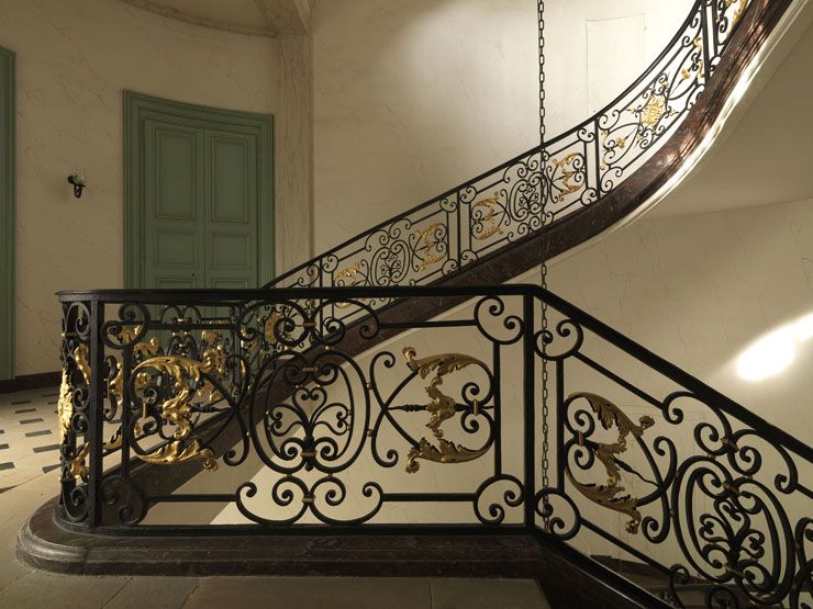 rampe d'appui, escalier de l' hôtel de Le Maistre puis de Ségur (non étudié)