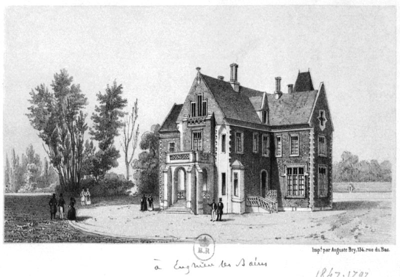 maison de notable Château d'Enghien, actuellement lycée Gustave Monod