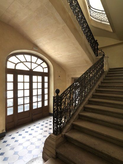 rampe d'appui, escalier de l' hôtel de Vigny (non étudié)