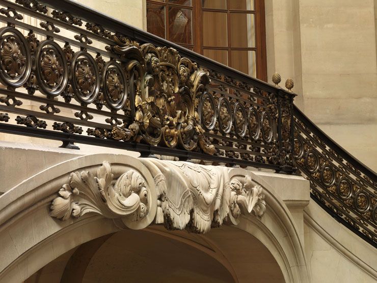 rampe d'appui, escalier du Palais-Royal (non étudié)