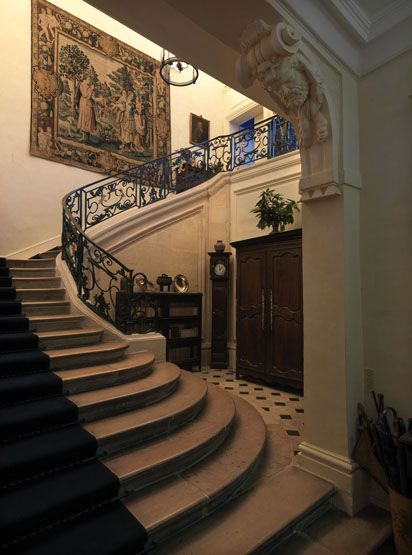 rampe d'appui, escalier de l' hôtel de Richelieu (non étudié)