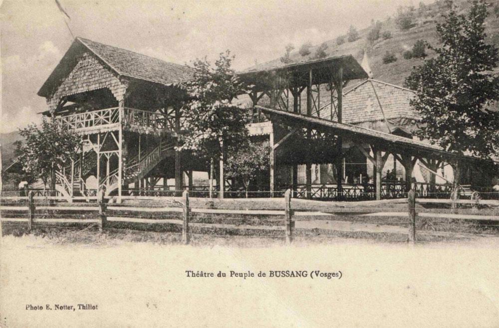 Théâtre du Peuple à Bussang, Vosges, concepteur Maurice Pottecher