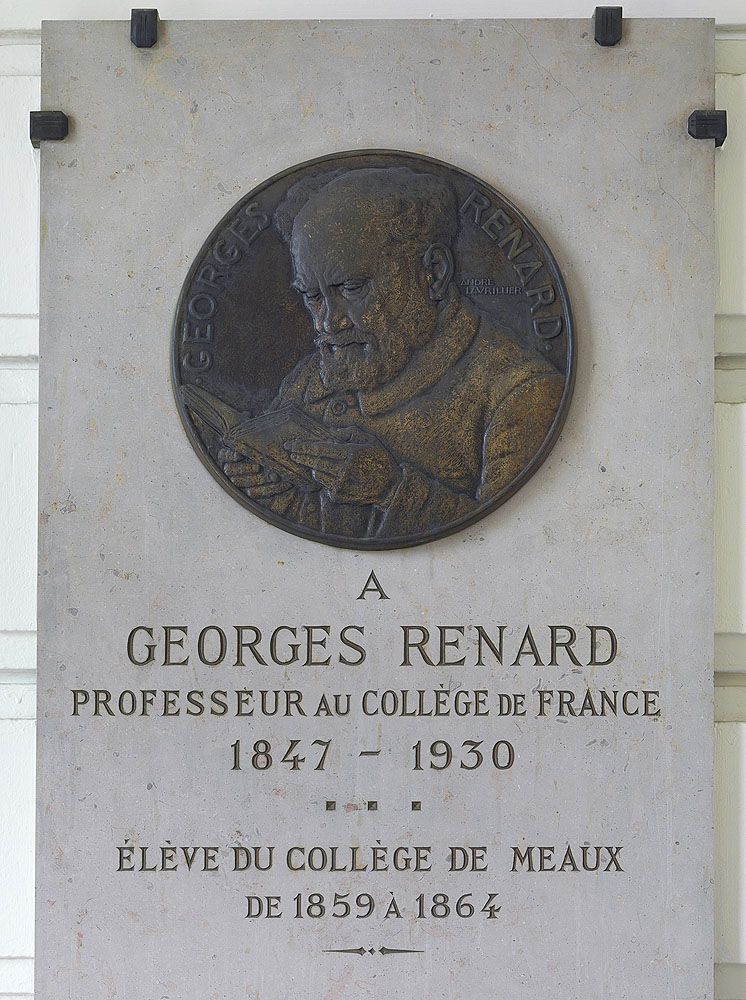 plaque commémorative de Georges Renard