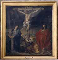 Tableau : le Christ en croix