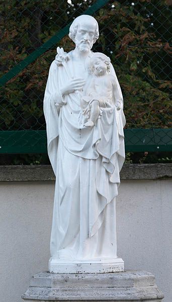 statues : Saint Joseph portant l'enfant Jésus, Vierge de l'Apocalypse