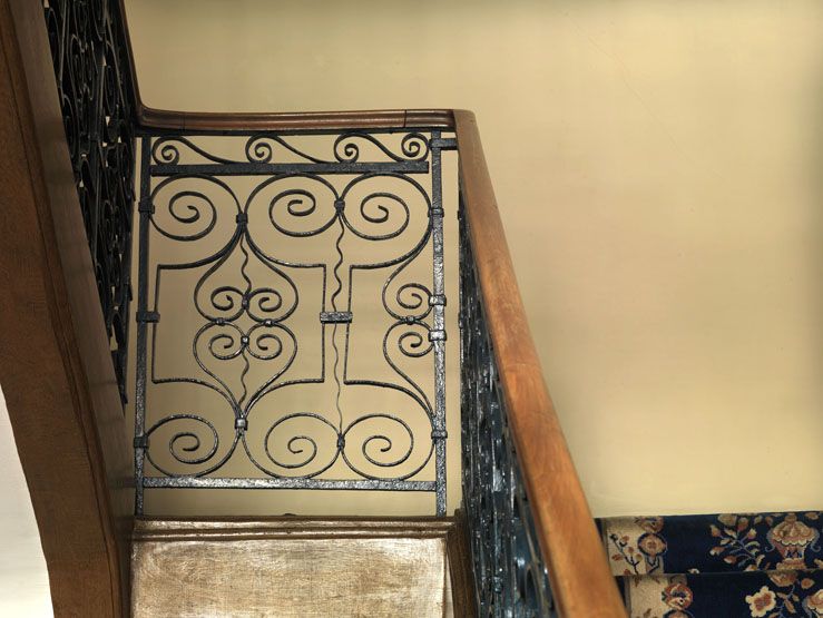 rampe d'appui, escalier de l' hôtel Nicolaÿ (non étudié)