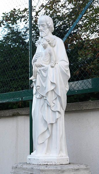 statues : Saint Joseph portant l'enfant Jésus, Vierge de l'Apocalypse