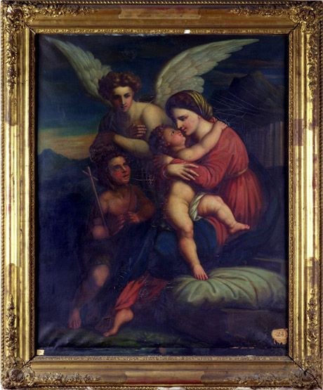 tableau : Vierge à l'Ange gardien