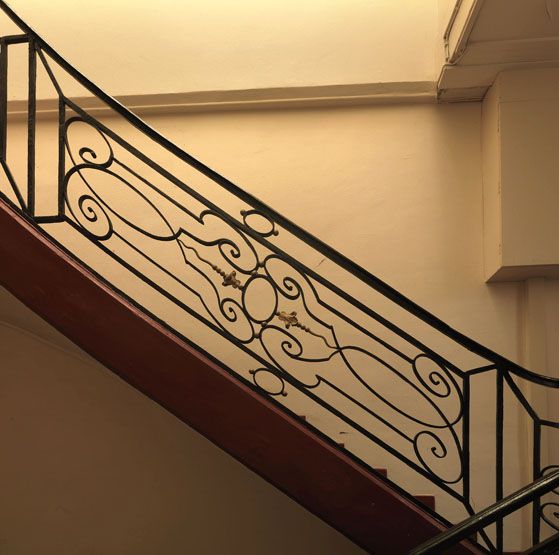 rampe d'appui, escalier de la maison à porte cochère dite hôtel Le Tellier (non étudié)