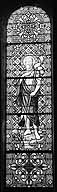 2 verrières à personnages : saint Jules Ier, saint Jean-Baptiste (baies 1 et 2)