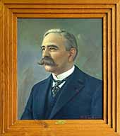 tableau : Portrait d'Albert Salmon, fondateur de la Cooper