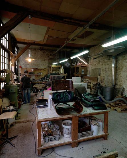 Fontainebleau - usine de menuiserie Barre, actuellement ébénisterie Atelier Saint-Louis
