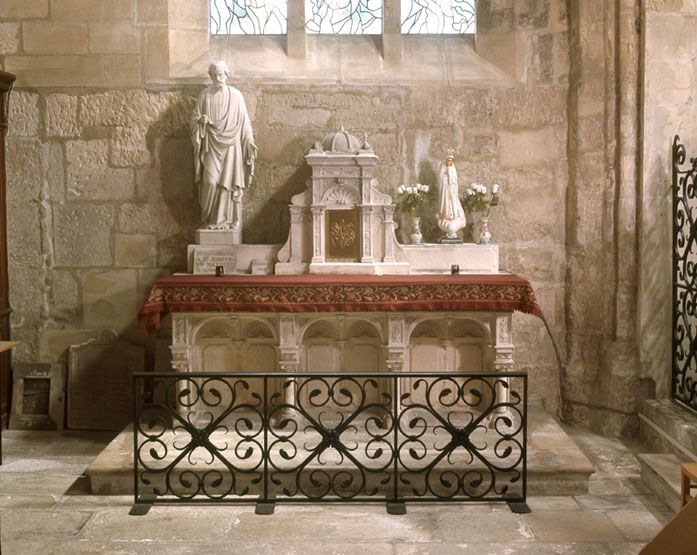 autel retable de la chapelle de la Vierge