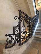 rampe d'appui, escalier de l' hôtel Donon, actuellement musée Cognacq-Jay (non étudié)