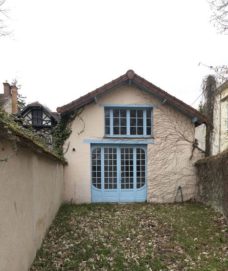 Samois-sur-Seine - atelier de charpentier Rabardy, puis Magnier, puis Goletto, actuellement logement