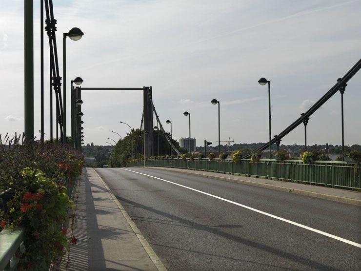 pont routier dit pont suspendu de Triel