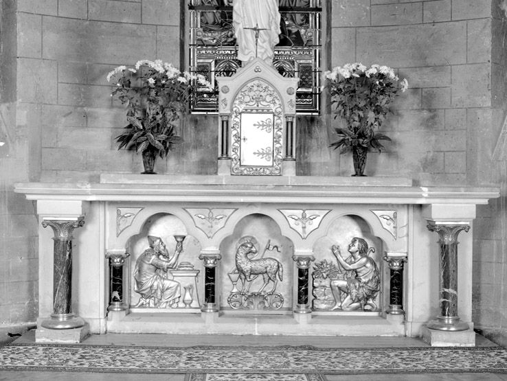 autel, tabernacle (maître-autel, autel table)