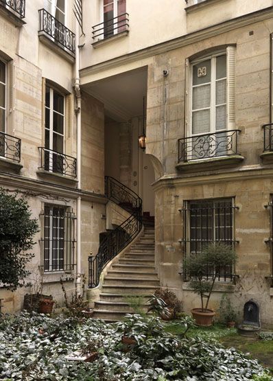 rampe d'appui, escalier de la maison à porte cochère dite hôtel Le Tellier (non étudié)