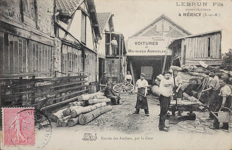 Héricy - forge, puis usine de serrurerie et usine de construction métallique Lebrun, actuellement logement