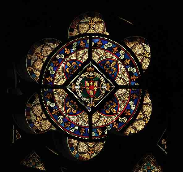 Ensemble de 23 verrières - Chapelle Sainte-Jeanne-d'Arc (Franciscaines missionnaires de Marie)