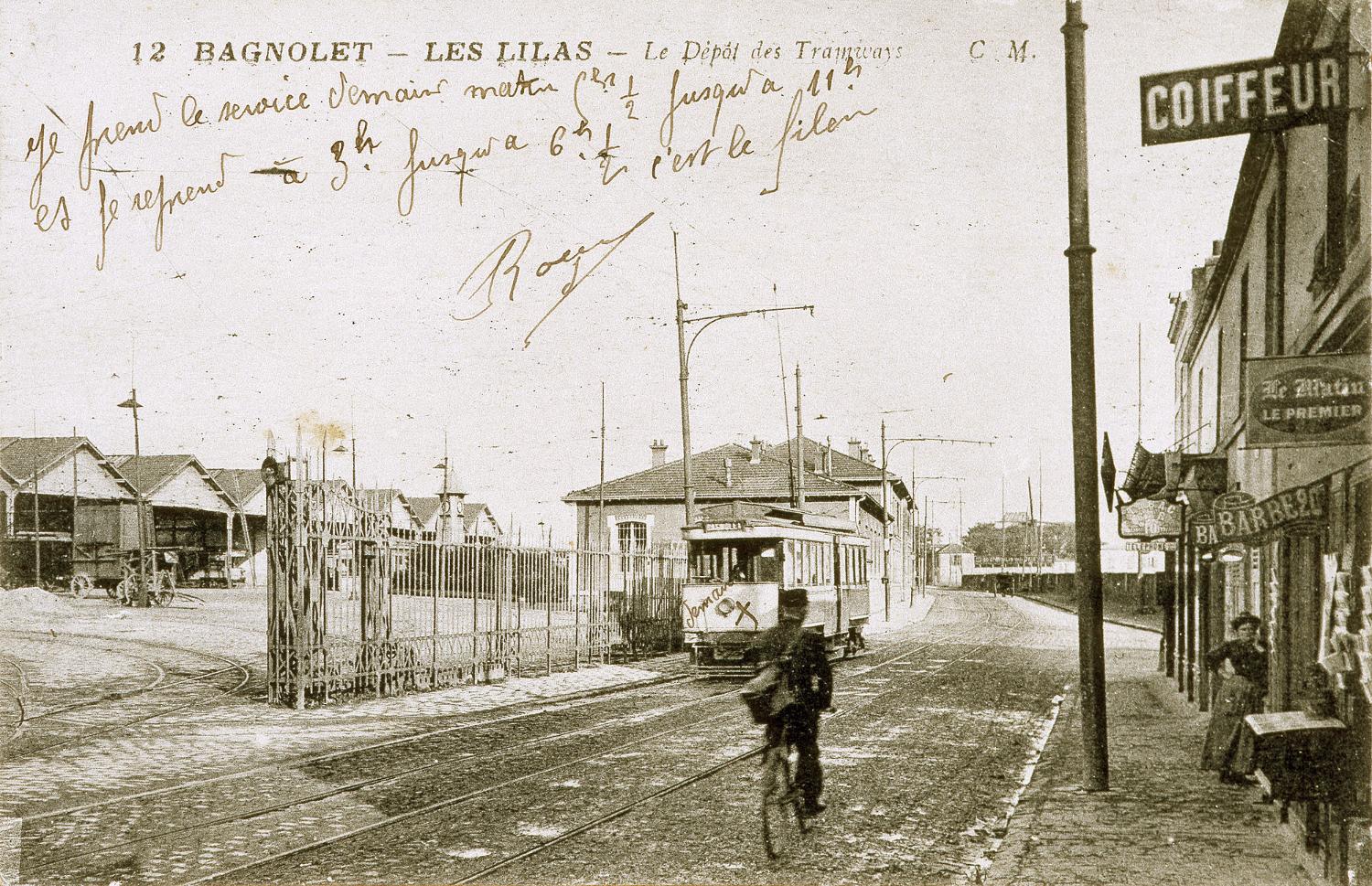 Dépôt de bus de la STCRP, puis de la RATP, appelé dépôt Floréal