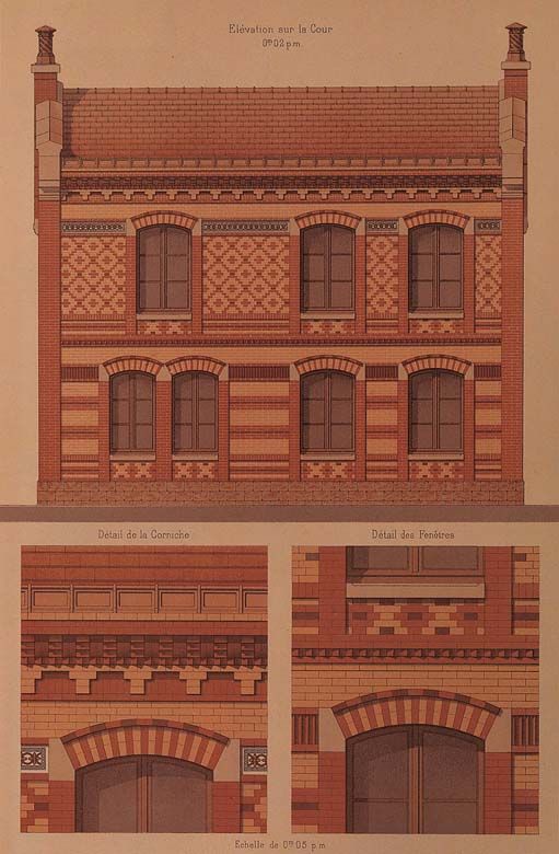 Architectures de brique en Ile-de-France