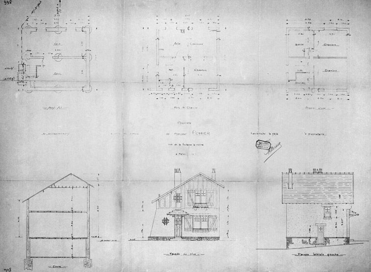 ensemble de deux pavillons identiques