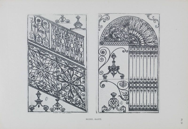 dossier de synthèse sur les escaliers, rampes d'appui et départs de rampe d'appui