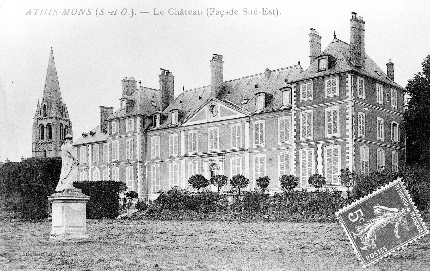 Château d'Athis, actuellement école Saint-Charles