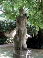 statues colossales : le discobole, le tennisman