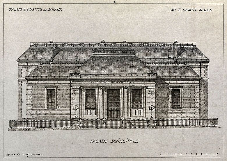 palais de justice, actuellement Maison de solidarité départementale