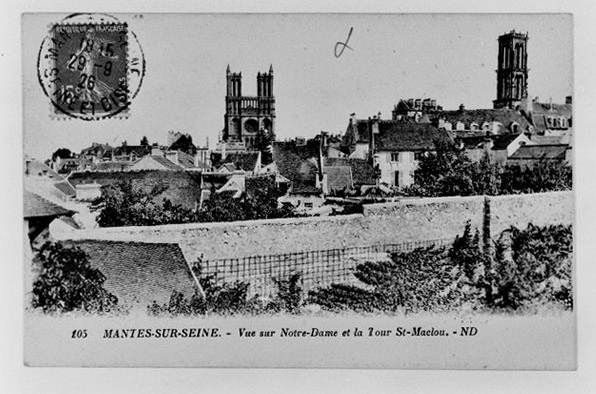 Campagne photographique sur le patrimoine de Mantes-la-Jolie en 1977