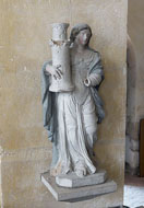 statue : sainte Barbe