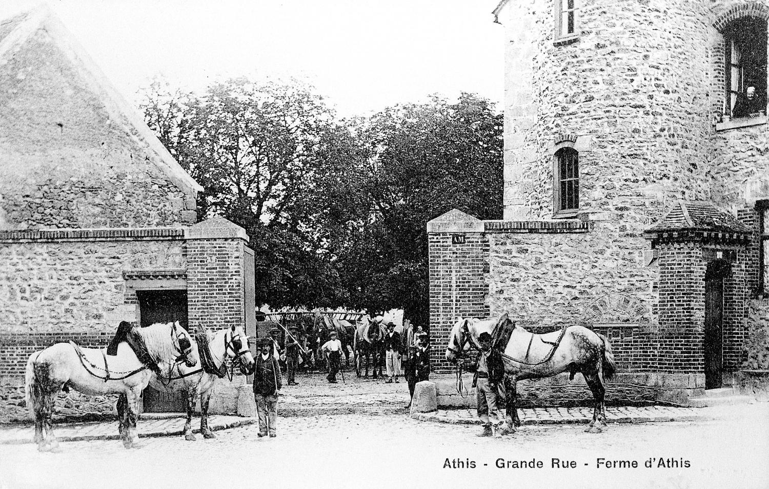 ferme seigneuriale dite ferme d'Athis, actuellement maison