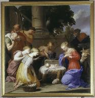 tableau : Adoration des bergers