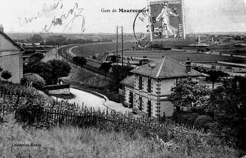 voie ferrée de la ligne Argenteuil-Mantes