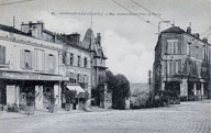 Carte postale ancienne. Vue de la rue Etienne Dolet. (AD Seine-Saint-Denis)