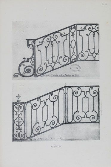 dossier de synthèse sur les escaliers, rampes d'appui et départs de rampe d'appui