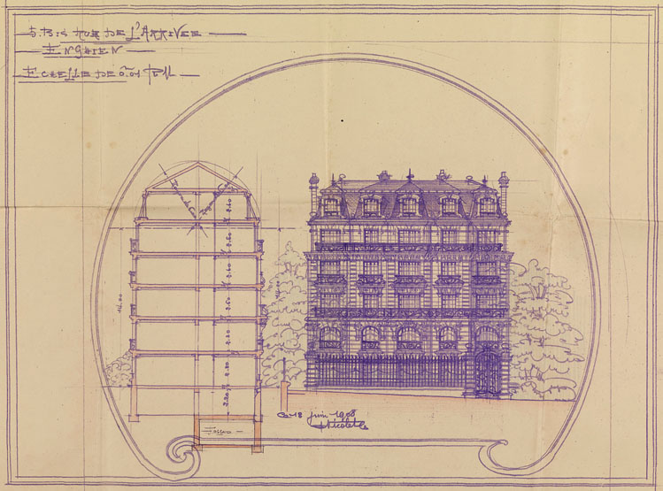 immeuble de monsieur George,11 rue de l' Arrivée