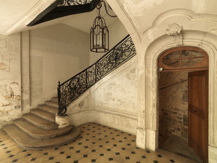 rampe d'appui, escalier de la maison à porte cochère dite Hôtel de Vins puis hôtel Dupin (non étudié)