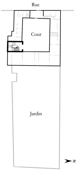 rampe d'appui, escalier de l' hôtel d'Ecquevilly ou du Grand Veneur (non étudié)