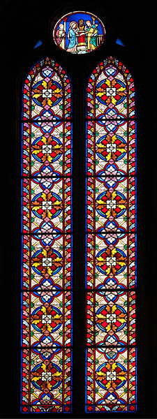 Ensemble de 12 verrières - Chapelle Saint-Vincent-de-Paul (Sœurs de Saint-Vincent-de-Paul)