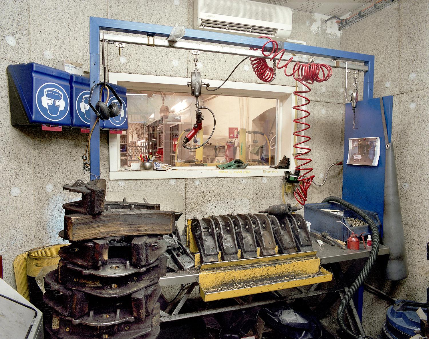 Atelier de réparation du matériel roulant de la ligne 11 de la Compagnie du chemin de fer métropolitain de Paris, puis de la RATP