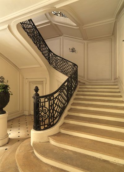 rampe d'appui, escalier privé de l'hôtel du garde meuble, actuellement Etat-Major de la Marine nationale