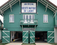 Garage à bateaux et maison de gardien de la Société nautique de Lagny