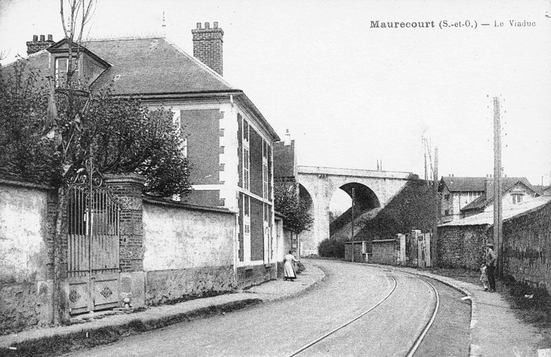 voie ferrée de la ligne Argenteuil-Mantes