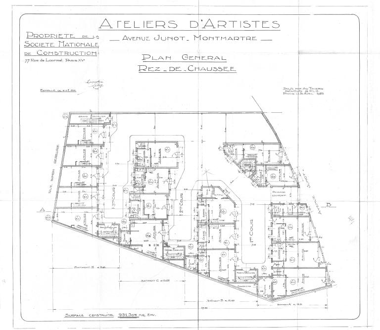 Immeuble d'ateliers d'artistes