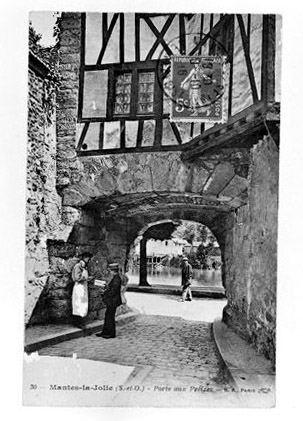 Campagne photographique sur le patrimoine de Mantes-la-Jolie en 1977