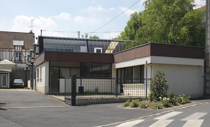 Bois-le-Roi - usine de serrurerie, puis usine de construction métallique et usine de construction électrique Lefèvre, puis usine de menuiserie Les Dérivés du Bois et bureau d'études Mafco